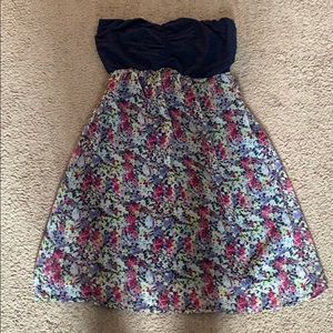 Express strapless dress